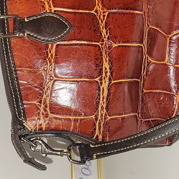 Vintage dooney and burke leather handbag - Picture 8 of 14